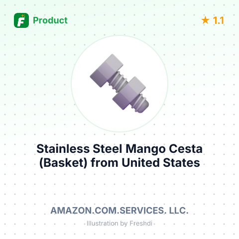 Stainless Steel Mango Cesta (Basket) – summary card, no photo uploaded yet