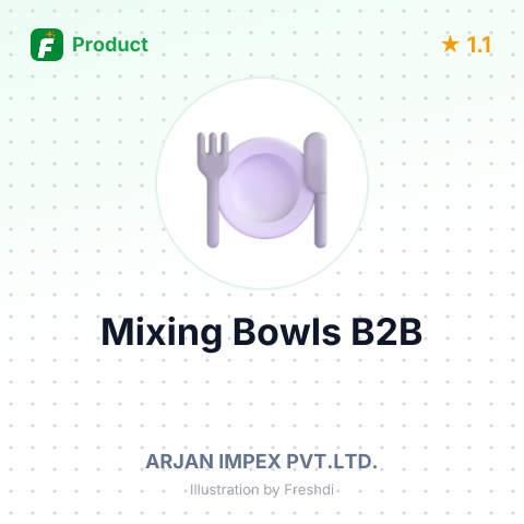 Stainless Steel Mixing Bowls – summary card, no photo uploaded yet