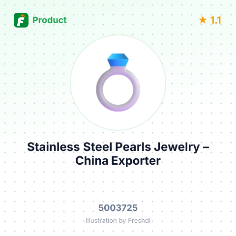 Stainless Steel Pearls Jewelry – summary card, no photo uploaded yet