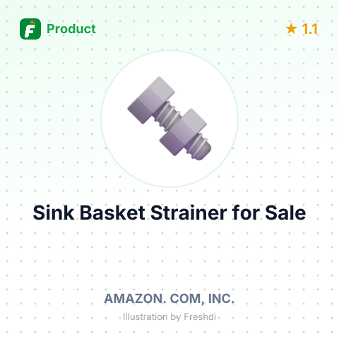Stainless Steel Sink Basket Strainer – summary card, no photo uploaded yet