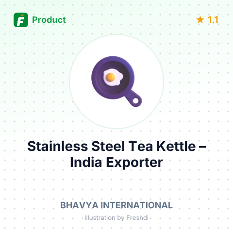 Stainless Steel Tea Kettle – summary card, no photo uploaded yet