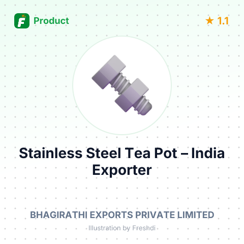 Stainless Steel Tea Pot – summary card, no photo uploaded yet