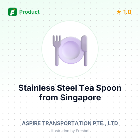 Stainless Steel Tea Spoon – summary card, no photo uploaded yet