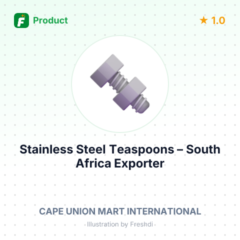 Stainless Steel Teaspoons – product summary card, no photo uploaded yet