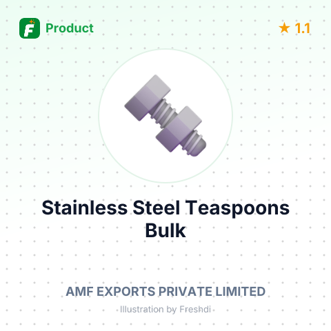 Stainless Steel Teaspoons – summary card, no photo uploaded yet