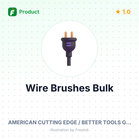 Stainless Steel Wire Brushes with Plastic Handle – summary card, no photo uploaded yet