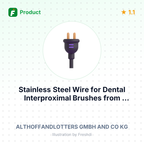 Stainless Steel Wire for Dental Interproximal Brushes – summary card, no photo uploaded yet