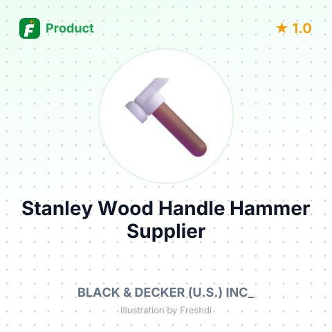 Stanley Wood Handle Hammer – summary card, no photo uploaded yet
