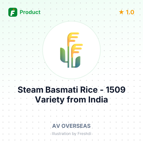 Steam Basmati Rice - 1509 Variety – summary card, no photo uploaded yet