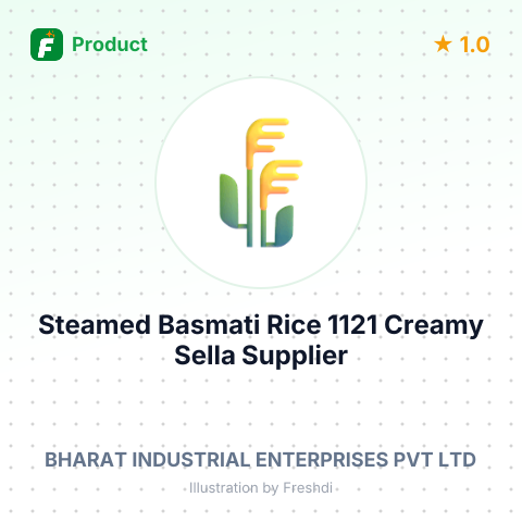 Steamed Basmati Rice 1121 Creamy Sella – summary card, no photo uploaded yet