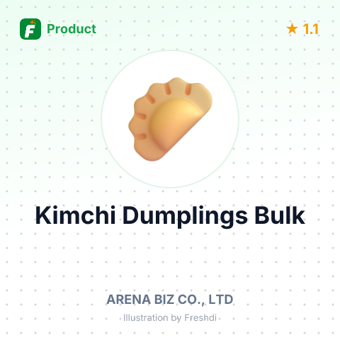 Steamed Kimchi Dumplings – summary card, no photo uploaded yet