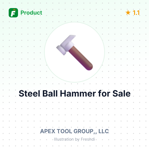 Steel Ball Hammer with Fiberglass Handle – summary card, no photo uploaded yet