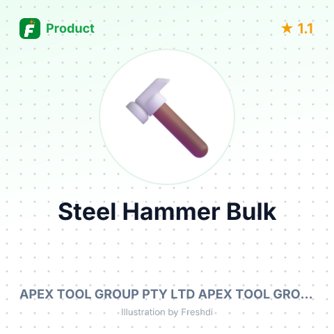 Steel Hammer with Plastic Caps – summary card, no photo uploaded yet