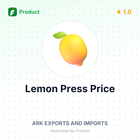 Steel Lemon Press with Hook and Bowl – summary card, no photo uploaded yet