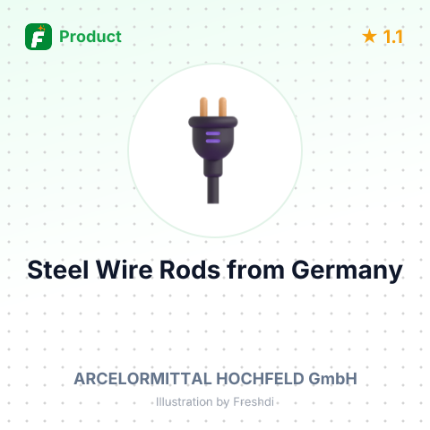 Steel Wire Rods – summary card, no photo uploaded yet