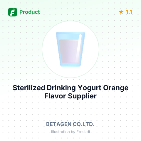 Sterilized Drinking Yogurt Orange Flavor – summary card, no photo uploaded yet