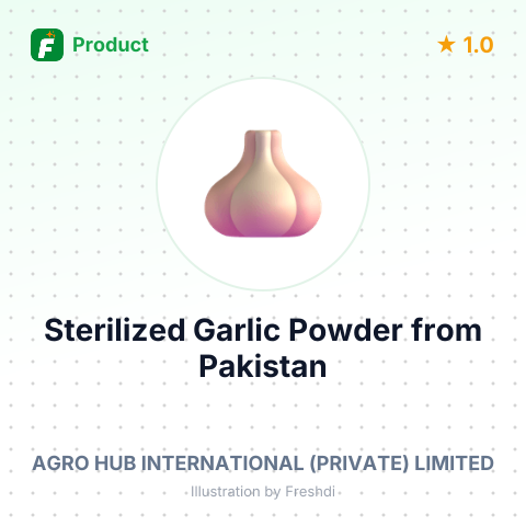 Sterilized Garlic Powder – summary card, no photo uploaded yet