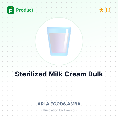 Sterilized Milk Cream – summary card, no photo uploaded yet