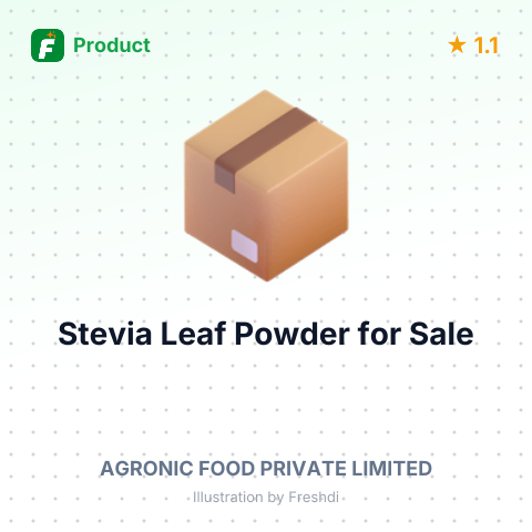 Stevia Leaf Powder – summary card, no photo uploaded yet
