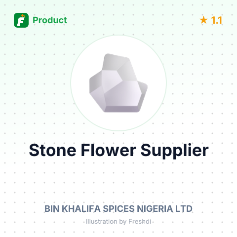 Stone Flower (Dried) – summary card, no photo uploaded yet