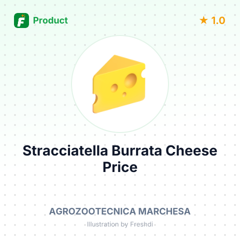 Stracciatella Burrata Cheese – summary card, no photo uploaded yet