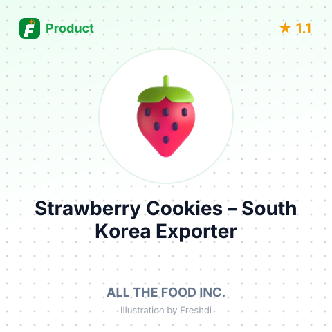 Strawberry Cookies – product summary card, no photo uploaded yet