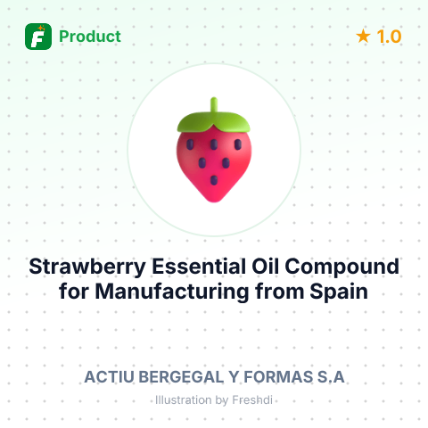 Strawberry Essential Oil Compound for Manufacturing – summary card, no photo uploaded yet