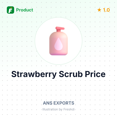 Strawberry Face & Body Scrub – summary card, no photo uploaded yet