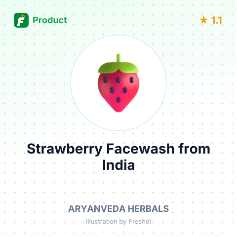 Strawberry Facewash – summary card, no photo uploaded yet