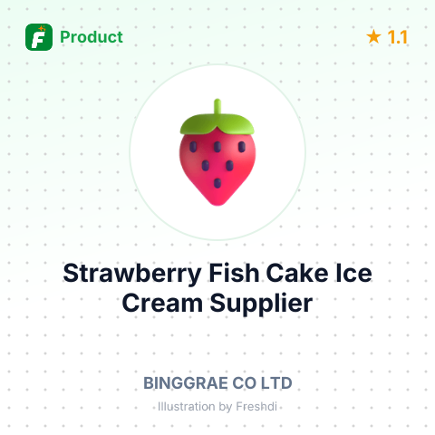 Strawberry Fish Cake Ice Cream – summary card, no photo uploaded yet