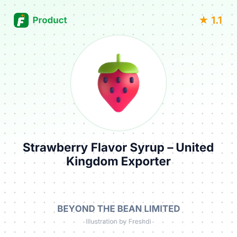 Strawberry Flavor Syrup – summary card, no photo uploaded yet