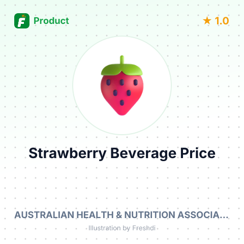 Strawberry Flavored Beverage – summary card, no photo uploaded yet