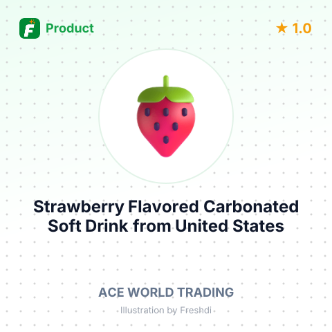 Strawberry Flavored Carbonated Soft Drink – summary card, no photo uploaded yet