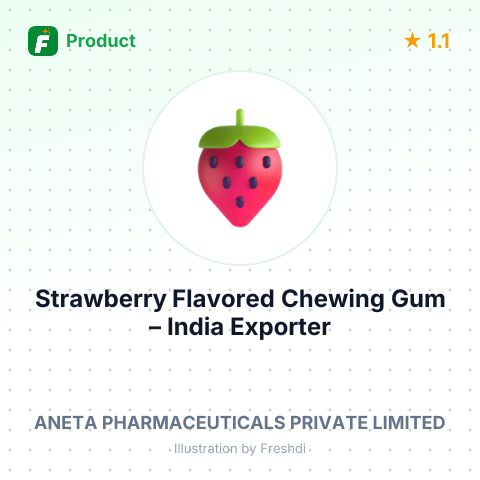 Strawberry Flavored Chewing Gum – summary card, no photo uploaded yet