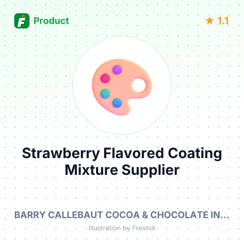 Strawberry Flavored Coating Mixture – summary card, no photo uploaded yet