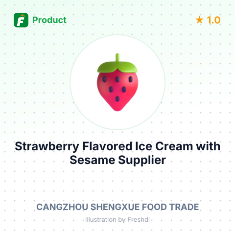Strawberry Flavored Ice Cream with Sesame – summary card, no photo uploaded yet