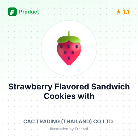 Strawberry Flavored Sandwich Cookies with Chocolate Cream – summary card, no photo uploaded yet