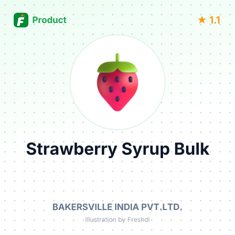 Strawberry Flavored Syrup – summary card, no photo uploaded yet