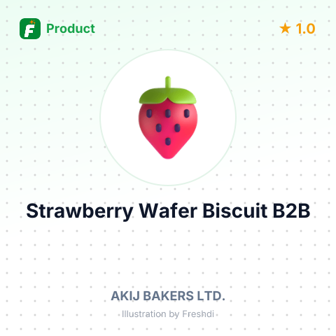 Strawberry Flavoured Wafer Biscuit – summary card, no photo uploaded yet