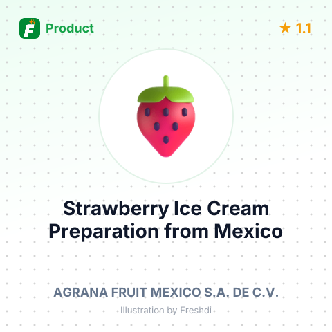 Strawberry Ice Cream Preparation – summary card, no photo uploaded yet
