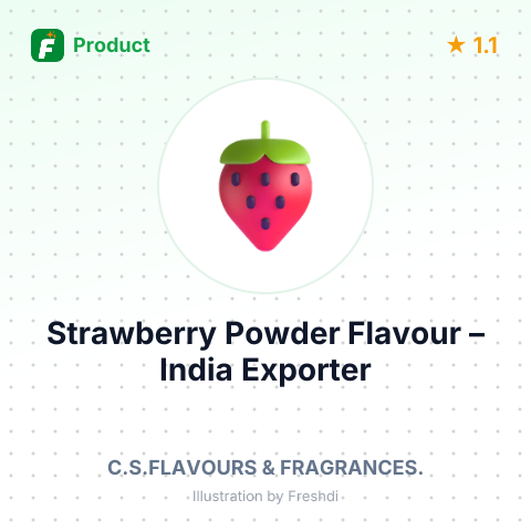 Strawberry Powder Flavour – summary card, no photo uploaded yet