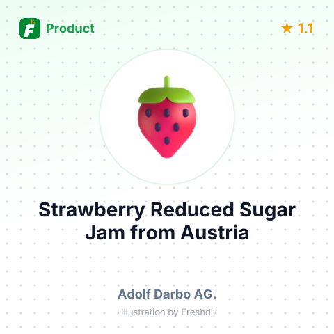 Strawberry Reduced Sugar Jam – summary card, no photo uploaded yet