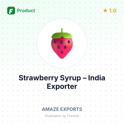 Strawberry Syrup – summary card, no photo uploaded yet