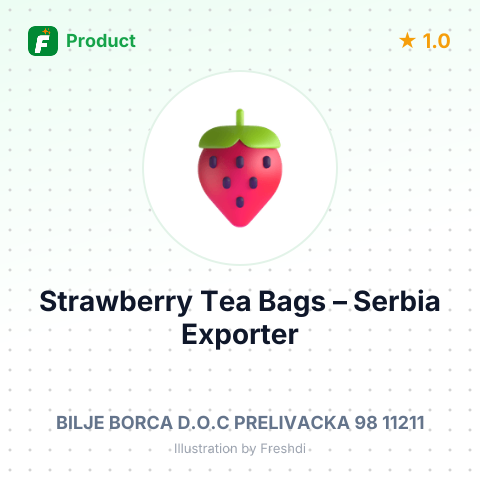 Strawberry Tea Bags – summary card, no photo uploaded yet