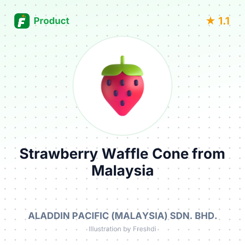 Strawberry Waffle Cone – summary card, no photo uploaded yet