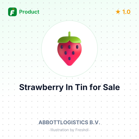 Strawberry in Tin Packing – summary card, no photo uploaded yet