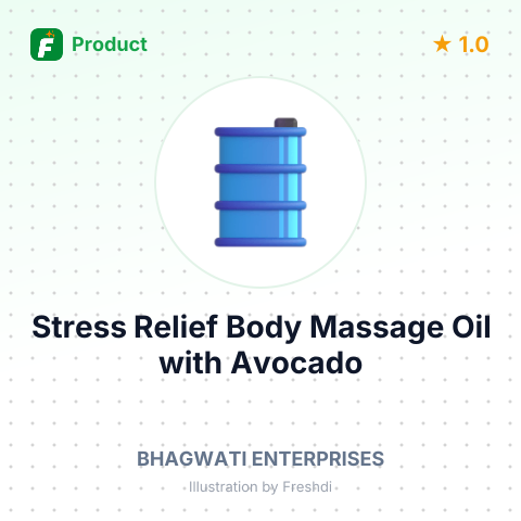 Stress Relief Body Massage Oil with Avocado – summary card, no photo uploaded yet