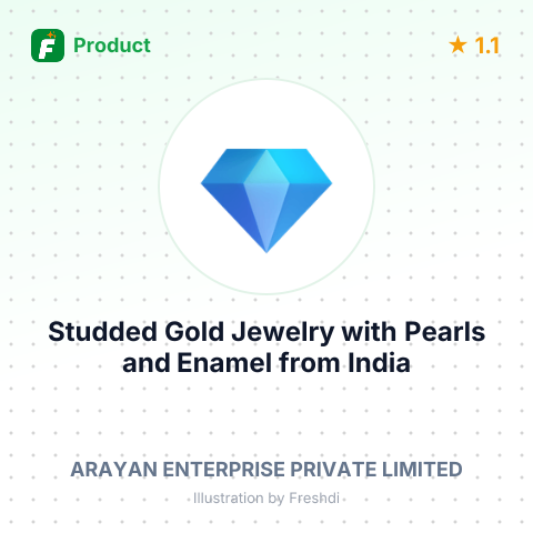 Studded Gold Jewelry with Pearls and Enamel – summary card, no photo uploaded yet