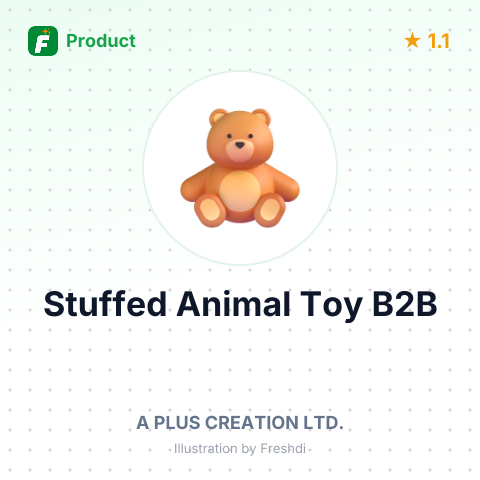 Stuffed Animal Toy with Sound Maker – summary card, no photo uploaded yet