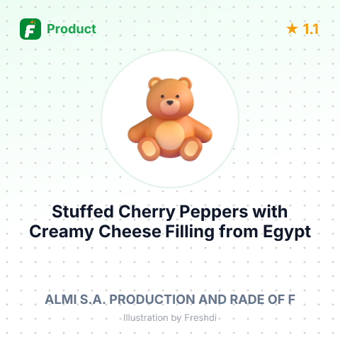 Stuffed Cherry Peppers with Creamy Cheese Filling – summary card, no photo uploaded yet